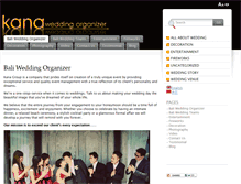 Tablet Screenshot of kana-wedding.com